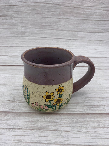 Flower Garden Mug - Lilac