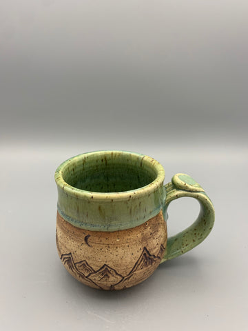 Mountainscape Mug - Seafoam