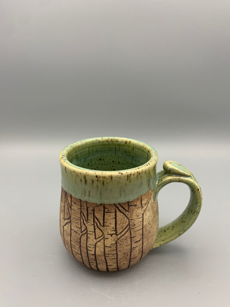 Warm Aspens Mug - Seafoam