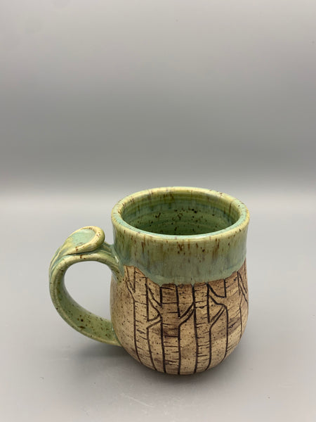 Warm Aspens Mug - Seafoam