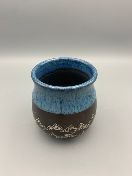 Mountains All Around Mug - Blue Opal