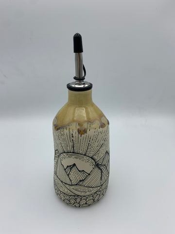 Oil Decanter - Pearly Mountains
