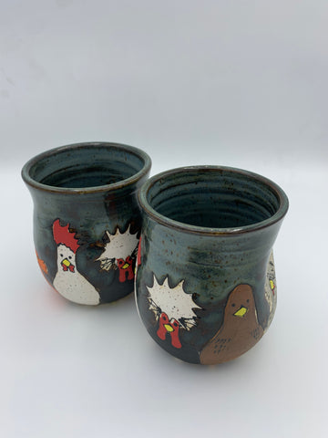 Chicken Mugget Tumbler - Deep Denim