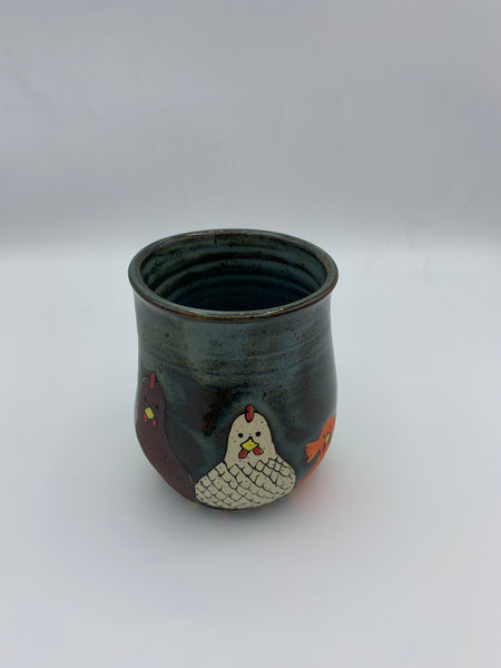 Chicken Mugget Tumbler - Deep Denim