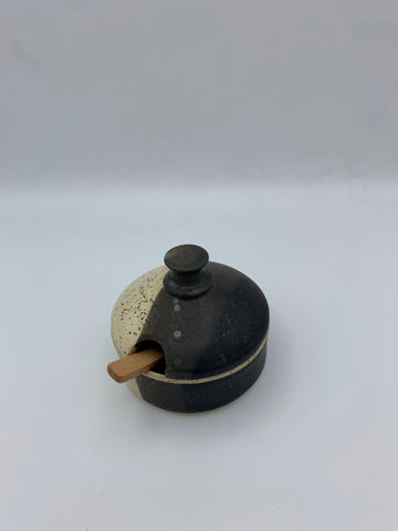 Tiny Jar - Cream & Steel