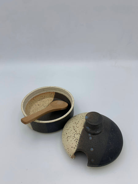 Tiny Jar - Cream & Steel