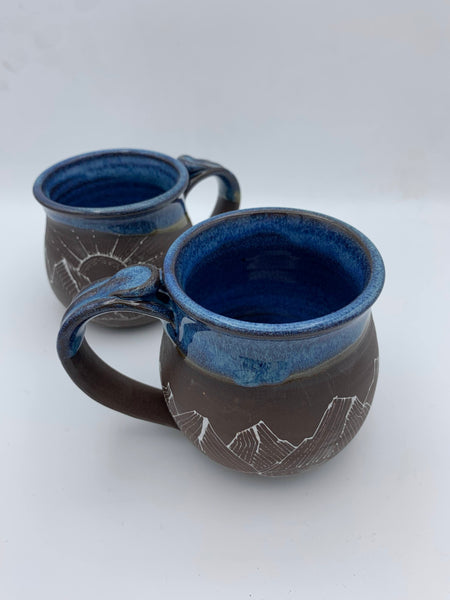 Lined Mountain Mug - Blues