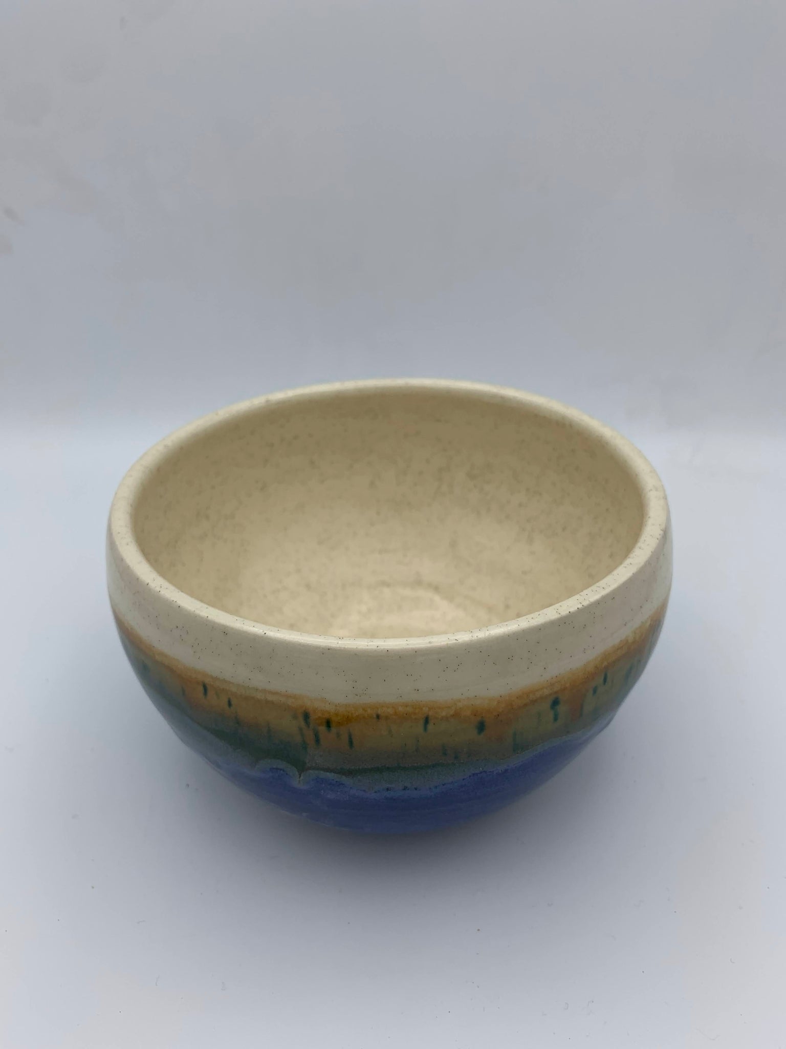 Sandy Blues Serving Bowl