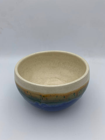 Sandy Blues Serving Bowl