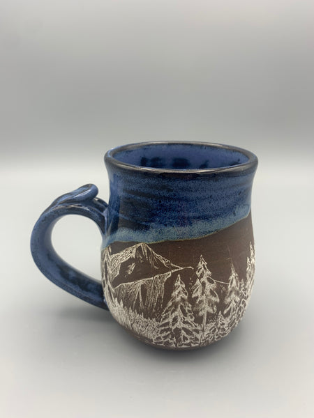 Deep Blue Mountains Mug