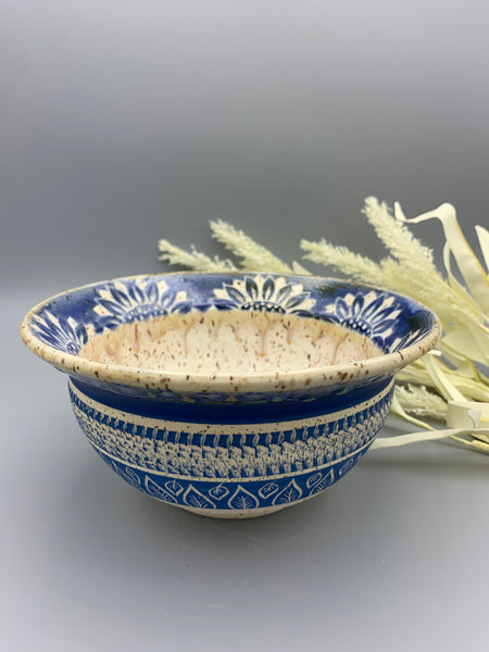Stripes of Texture Serving Bowl