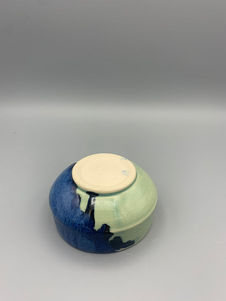 Tiny Bowl -Blue drizzle