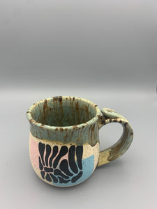 Abstract Mug - Speckled Turquoise