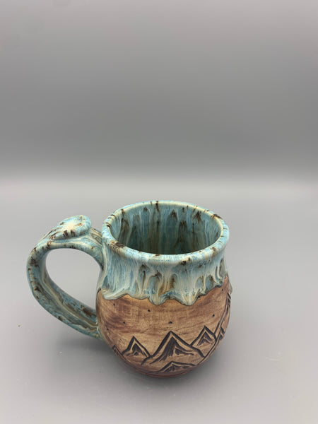 Mountainscape Mug - Frosty Blue